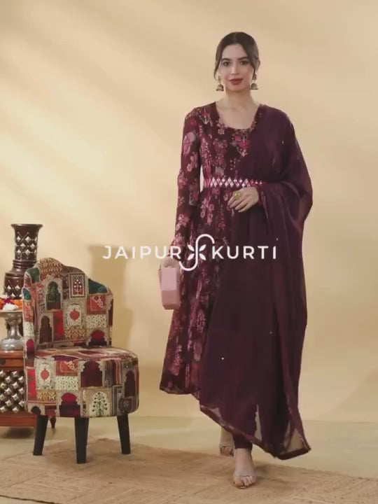 Buy Jaipur Kurti Mustard Printed High Low Kurta for Women's Online @ Tata  CLiQ